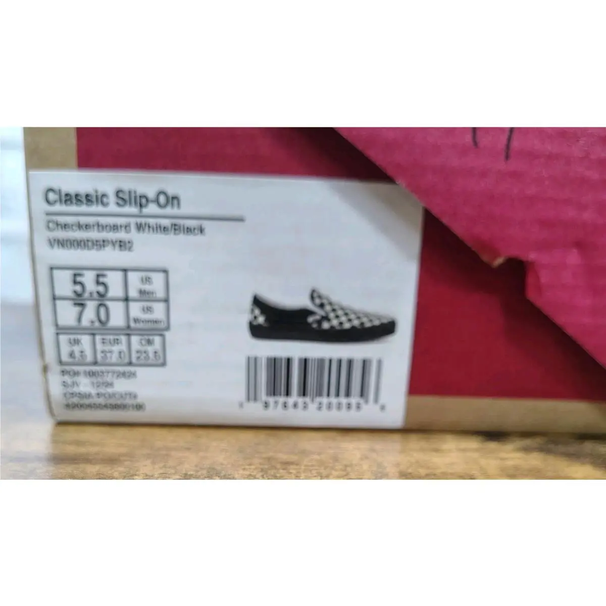Vans shoes - VANS Classic Slip-On - Classic - VN000D5PYB2 - Black (UPC: 197643200956) 5