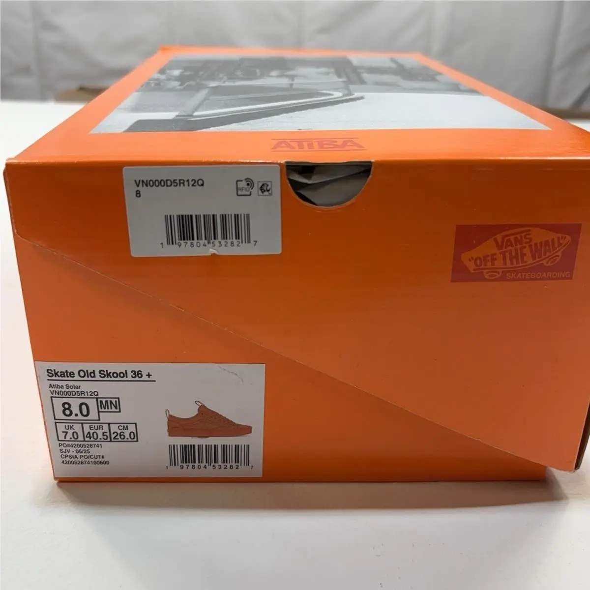 Vans shoes - Vans Skate Old Skool 36+ - VN000D5R12Q - Orange 1