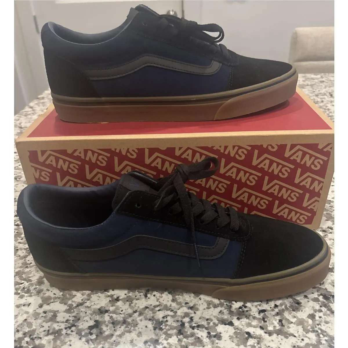 Vans shoes - Vans Ward Suede - Ward Suede - VN0A5HTSLKV - Blue 0