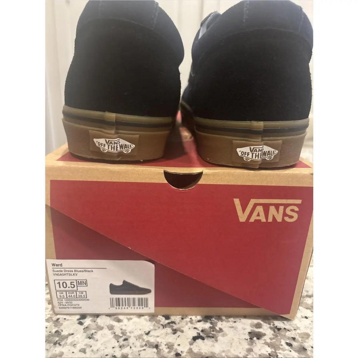 Vans shoes - Vans Ward Suede - Ward Suede - VN0A5HTSLKV - Blue 3