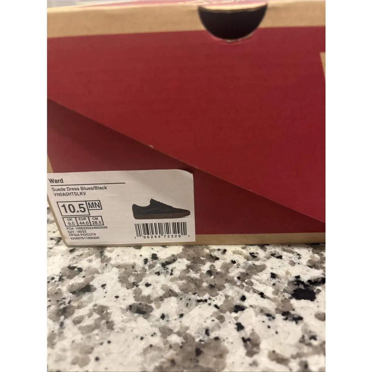 Vans shoes - Vans Ward Suede - Ward Suede - VN0A5HTSLKV - Blue 20