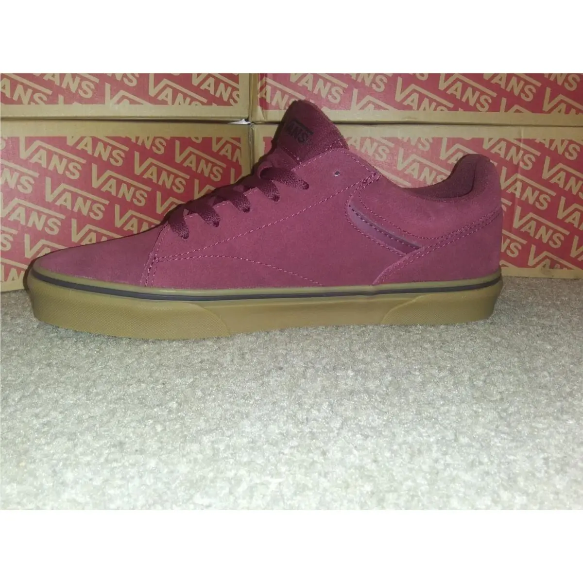 Vans shoes - VANS Seldan - Seldan - VN0A4TZE1871 - maroon 4