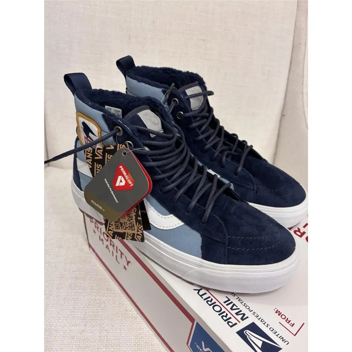 Vans shoes - VANS Sk8-Hi MTE-1 - Blue, White 17