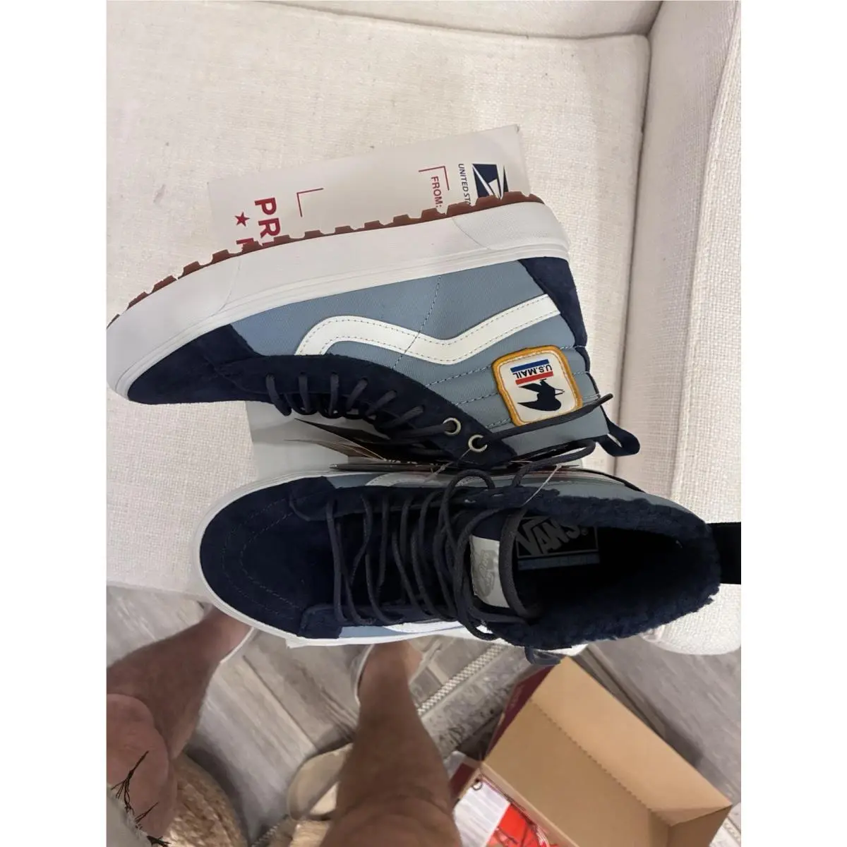 Vans shoes - VANS Sk8-Hi MTE-1 - Blue, White 11