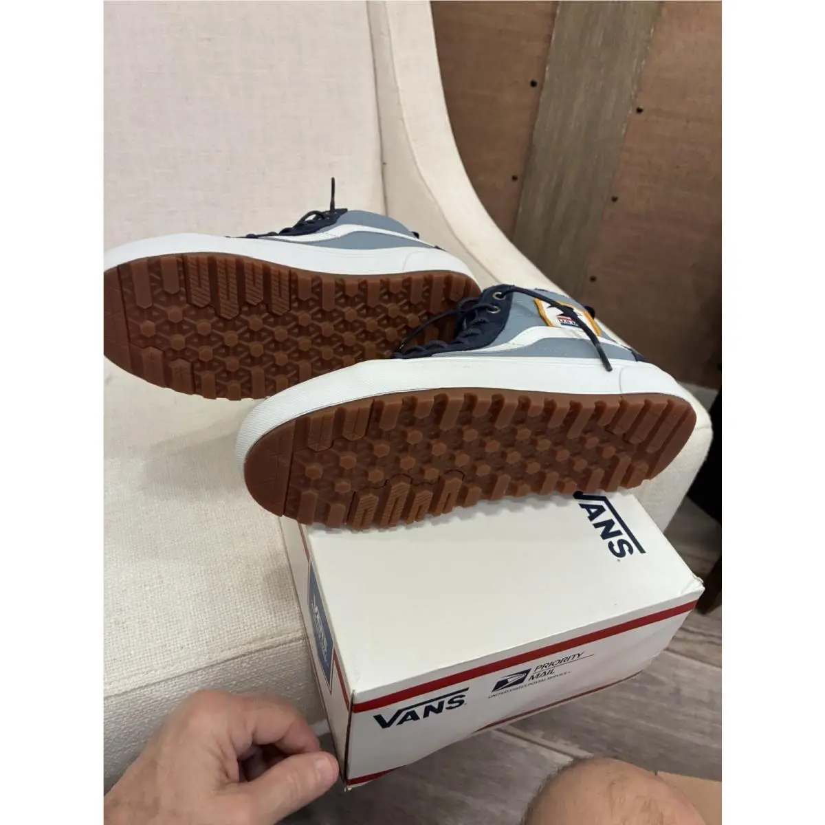 Vans shoes - VANS Sk8-Hi MTE-1 - Blue, White 18