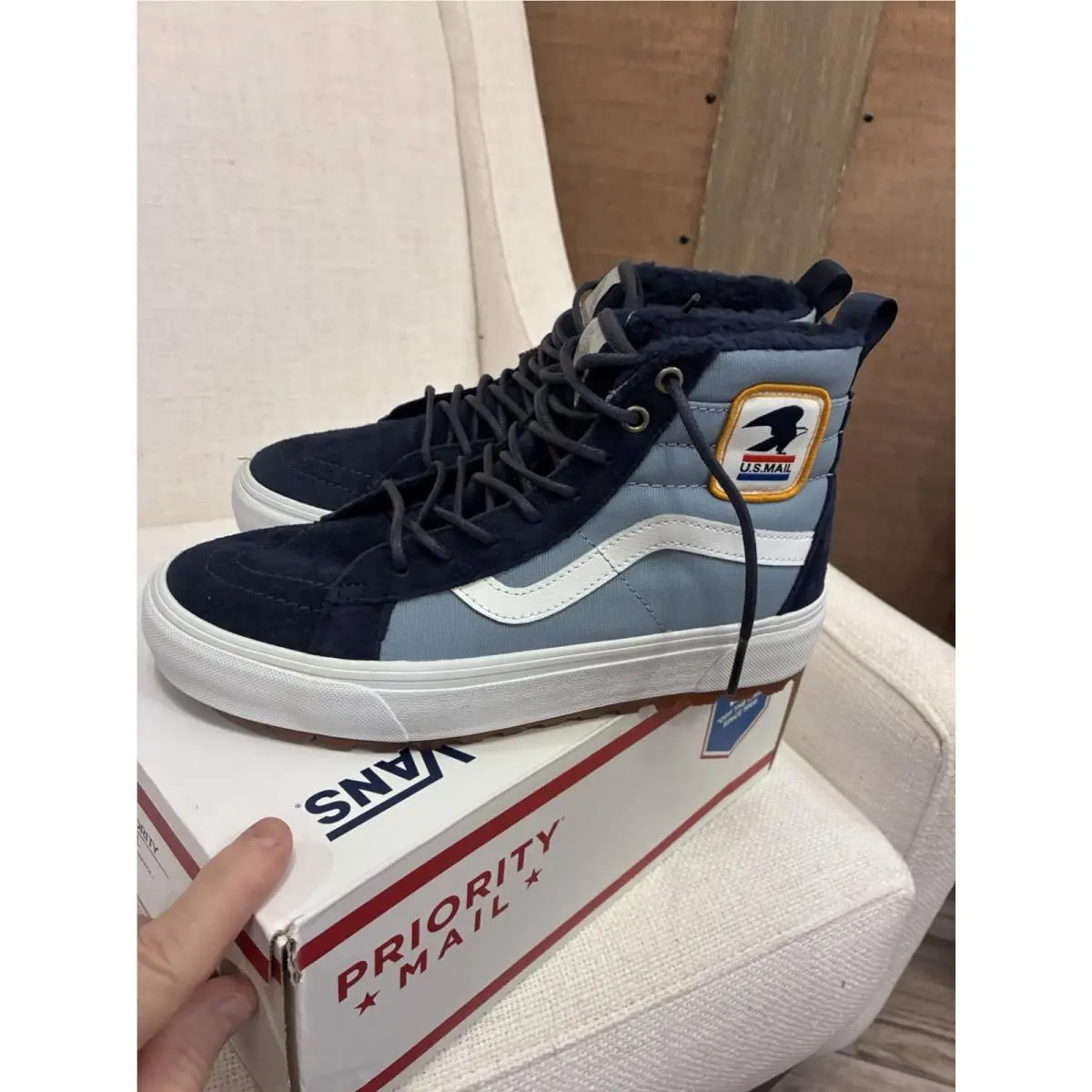 Vans shoes - VANS Sk8-Hi MTE-1 - Blue, White 20