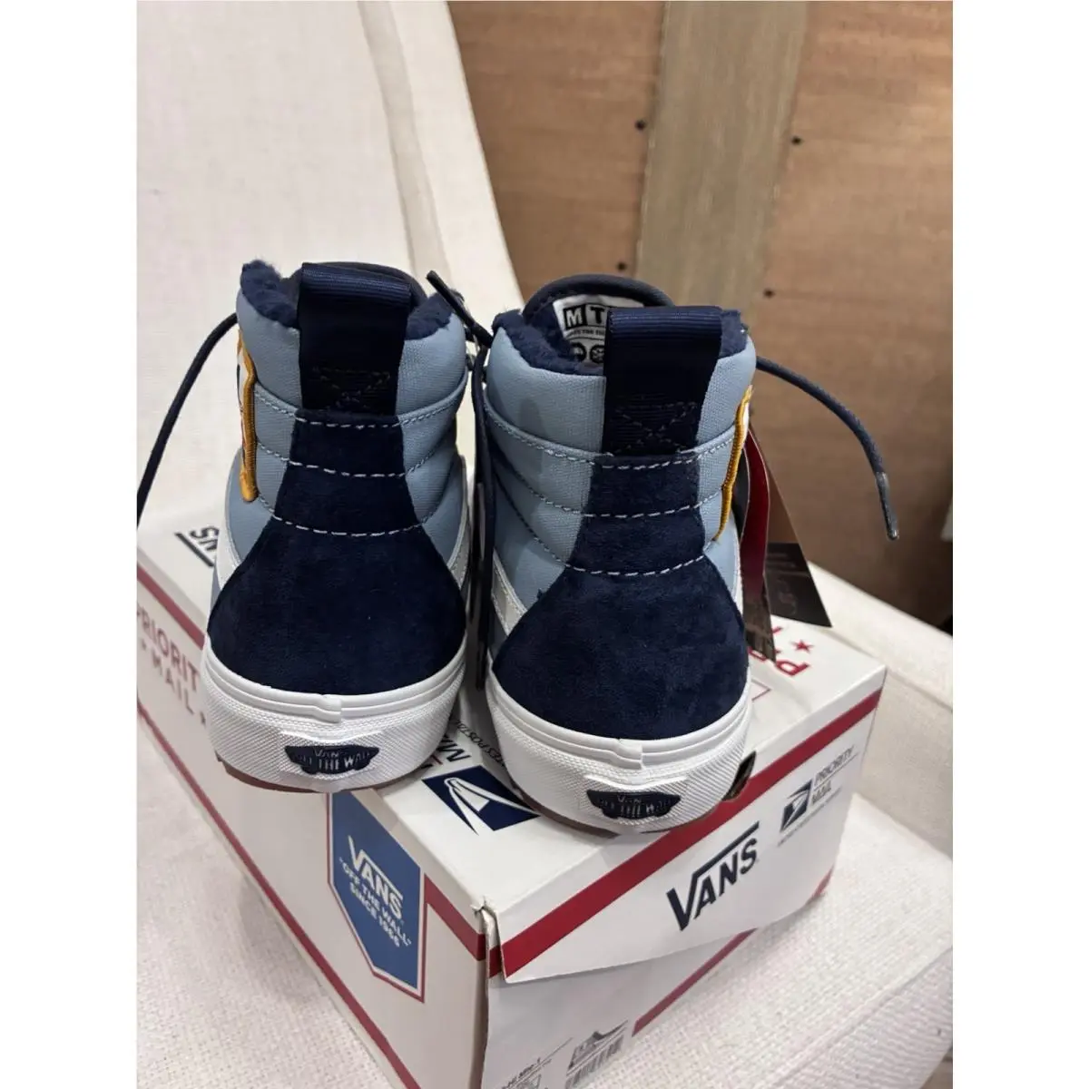Vans shoes - VANS Sk8-Hi MTE-1 - Blue, White 2