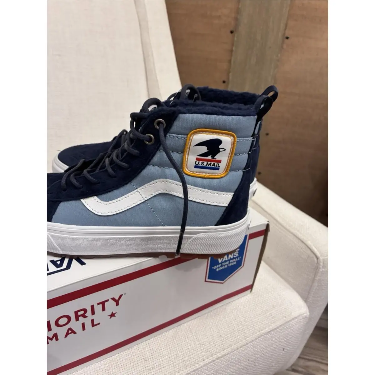 Vans shoes - VANS Sk8-Hi MTE-1 - Blue, White 5