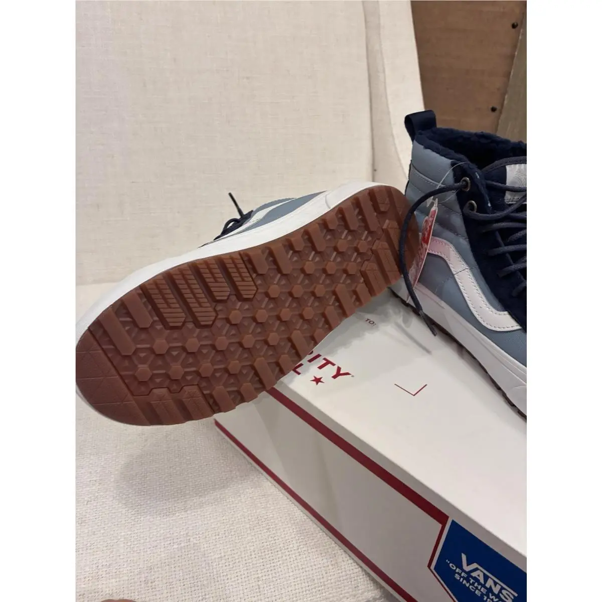 Vans shoes - VANS Sk8-Hi MTE-1 - Blue, White 6