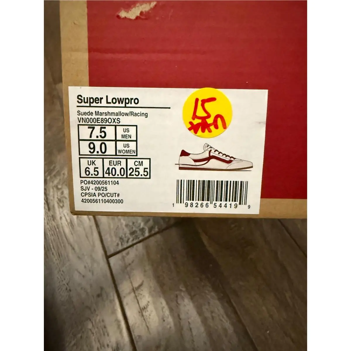Vans shoes - Super Lowpro - Super Lowpro - VN000E89OXS - White 5