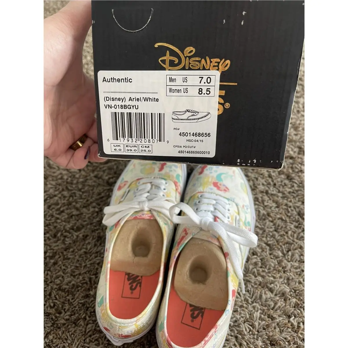 Vans shoes - Vans x Disney Princess Ariel The Little Mermaid - Multicolor 0