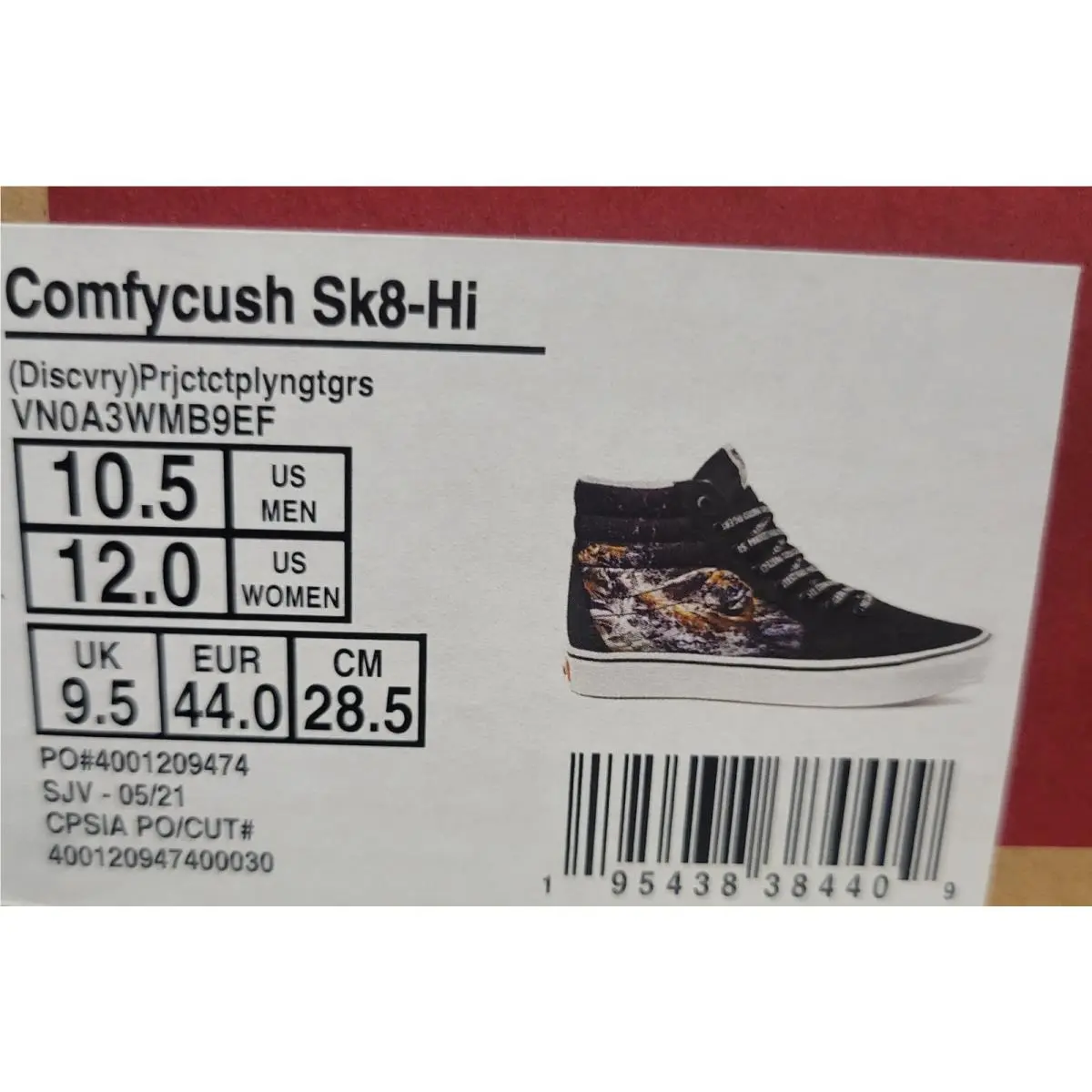 Vans shoes - VANS SK8 - VN0A3WMB9EF - Black Multi (UPC: 195438384409) 10