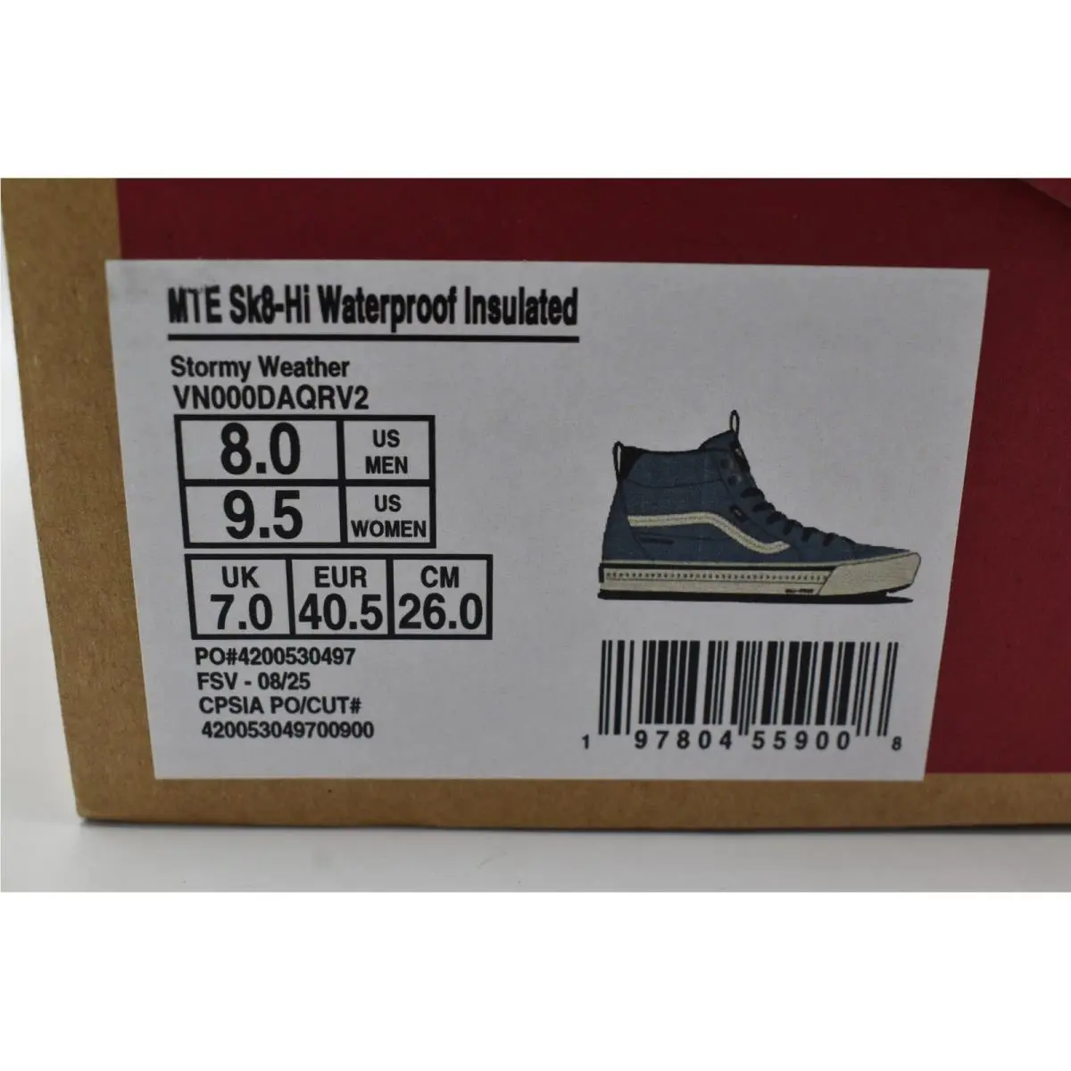 Vans shoes - Vans Sk8-Hi MTE-2 - Blue 10