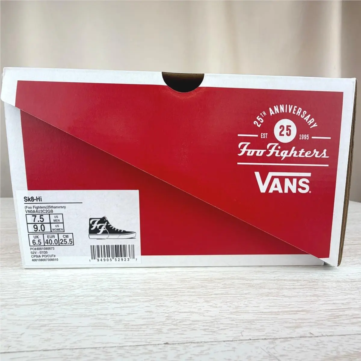 Vans shoes - VANS SK8-Hi Foo Fighters - Foo Fighters - Black 3