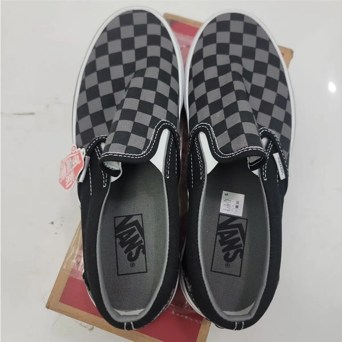 Vans shoes - (Checkerboard) Black/Black (UPC: 700051822087) 3