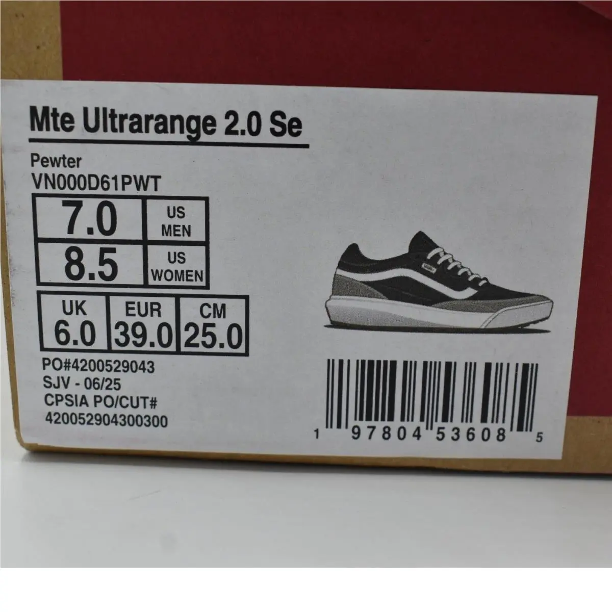 Vans shoes - Mte Ultrarange 2.0 Se - Mte Ultrarange - Gray 10