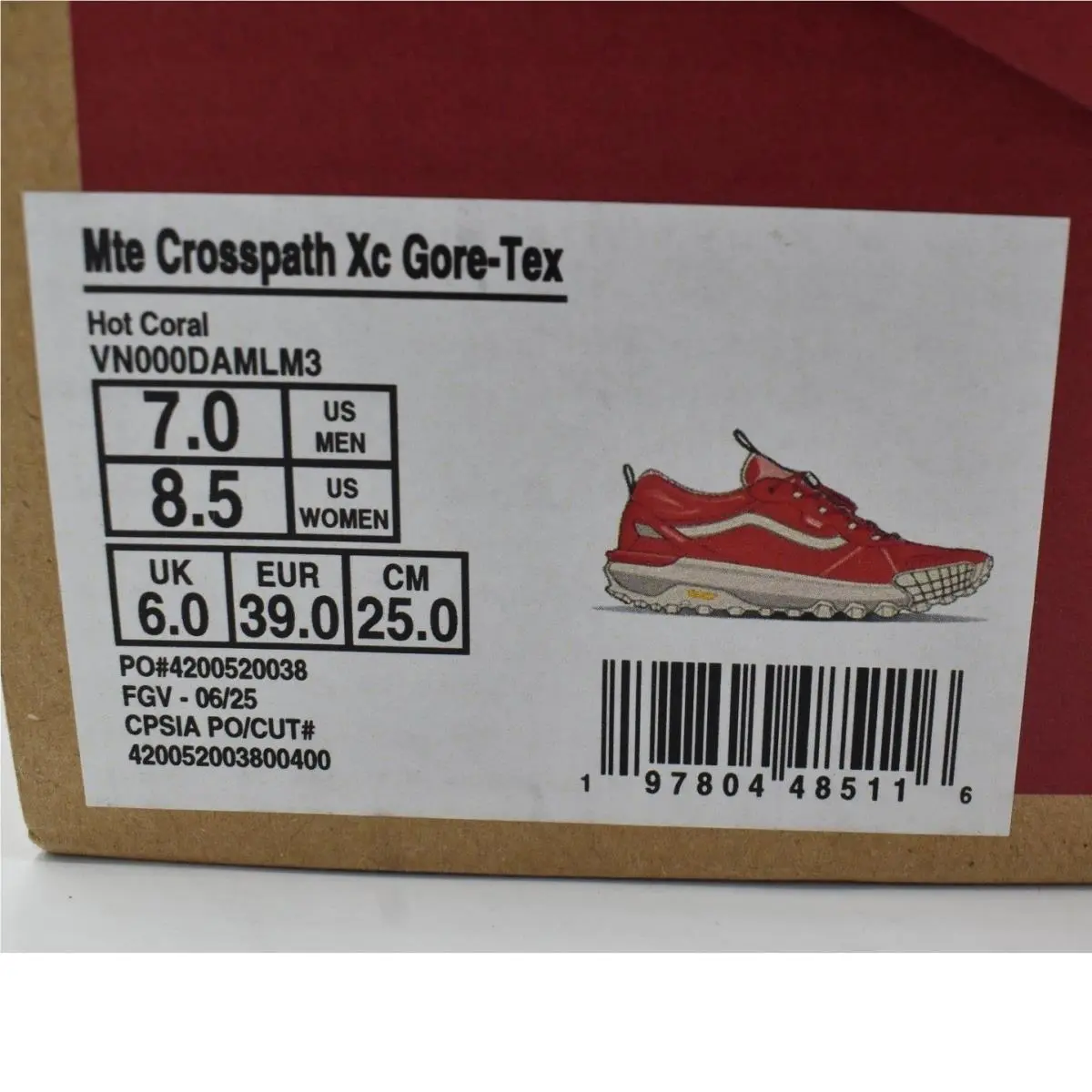 Vans shoes - Vans MTE Crosspath XC Gore-Tex - Orange 10
