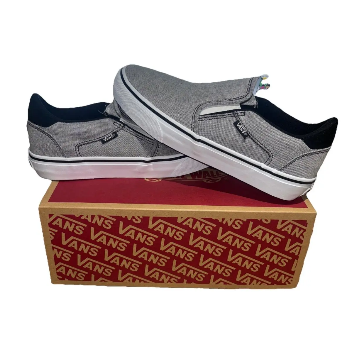 Vans shoes - VANS Asher Deluxe - Asher Deluxe - VN000CSYBLA - Heathered Grey 14