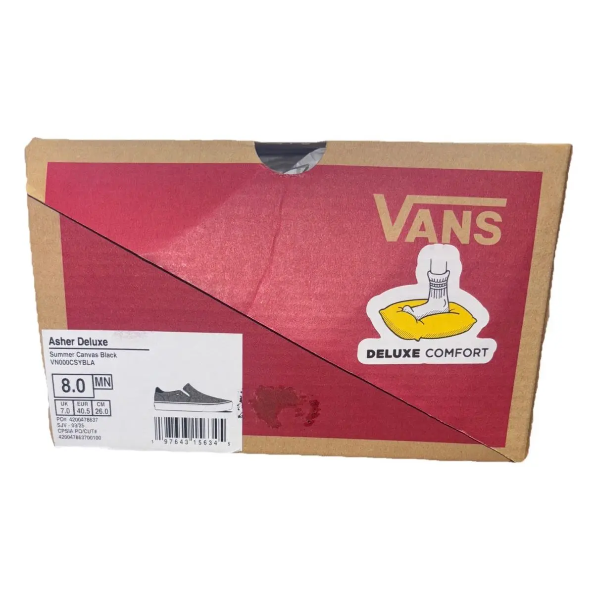 Vans shoes - VANS Asher Deluxe - Asher Deluxe - VN000CSYBLA - Heathered Grey 17