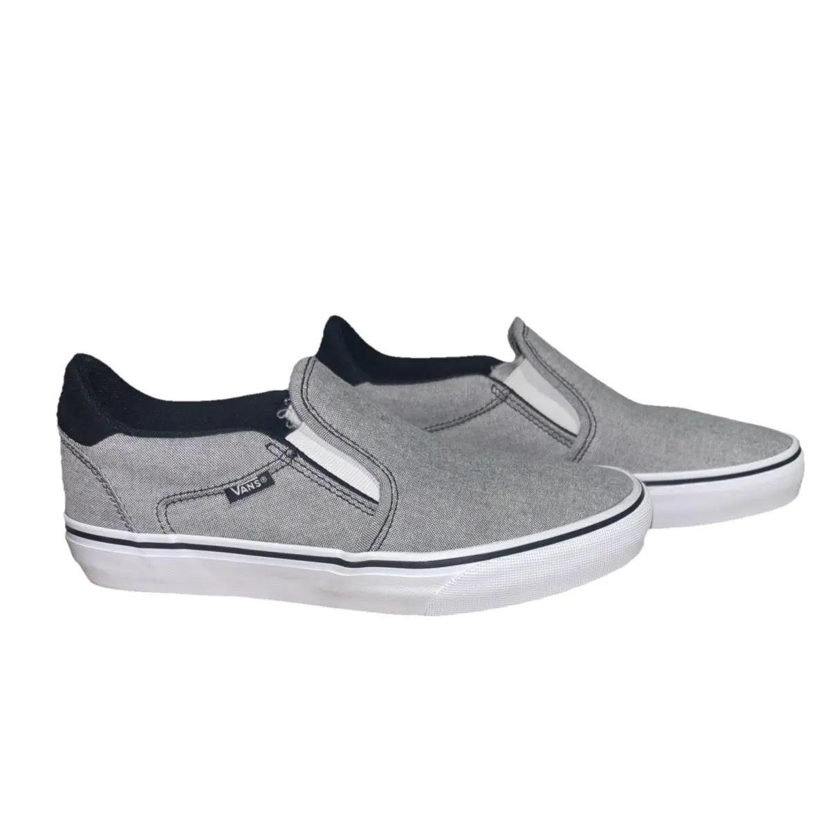 Vans shoes - VANS Asher Deluxe - Asher Deluxe - VN000CSYBLA - Heathered Grey 4