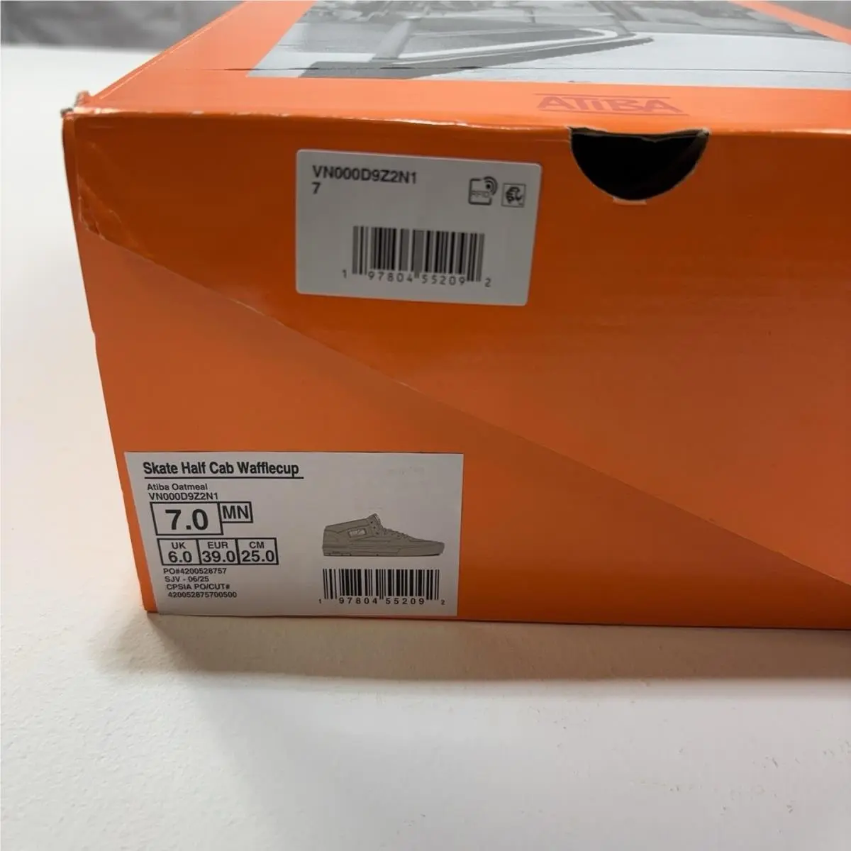Vans shoes - Vans Skate Half Cab Wafflecup - VN000D9Z2N1 - Beige 2