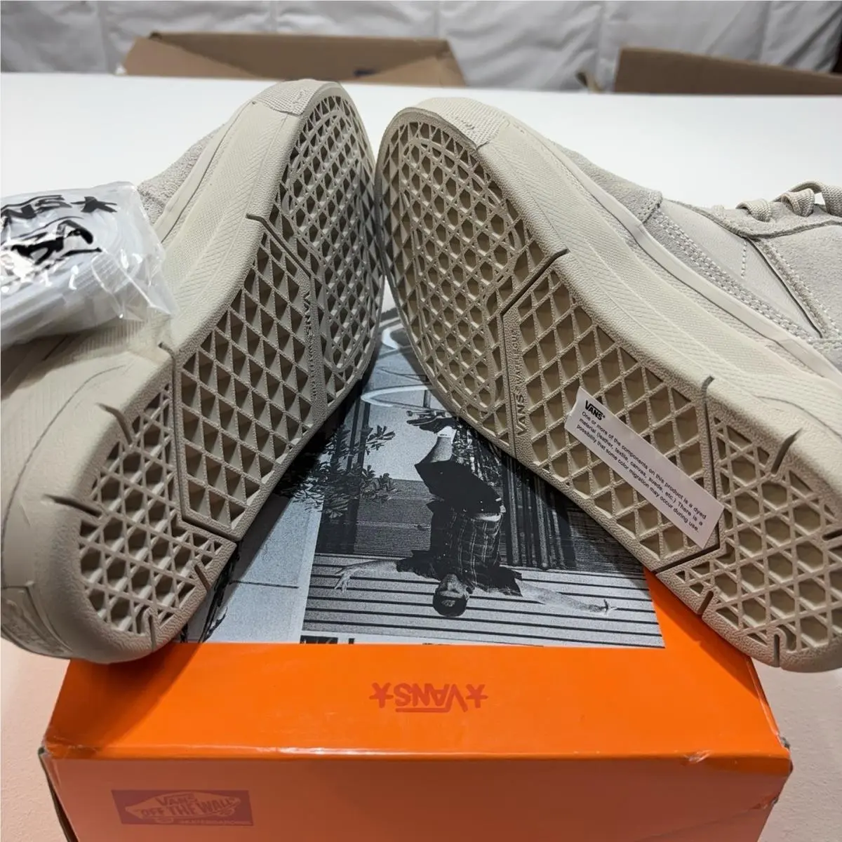 Vans shoes - Vans Skate Half Cab Wafflecup - VN000D9Z2N1 - Beige 7