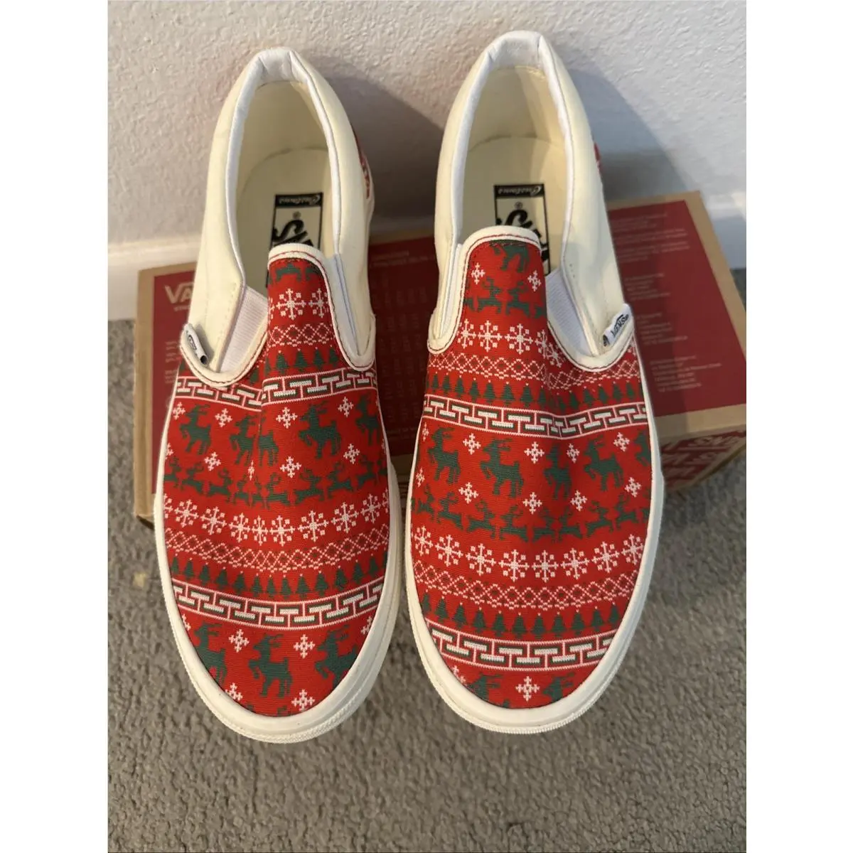 Vans shoes - Vans Ugly Christmas Sweater - Ugly Christmas Sweater - Red 0