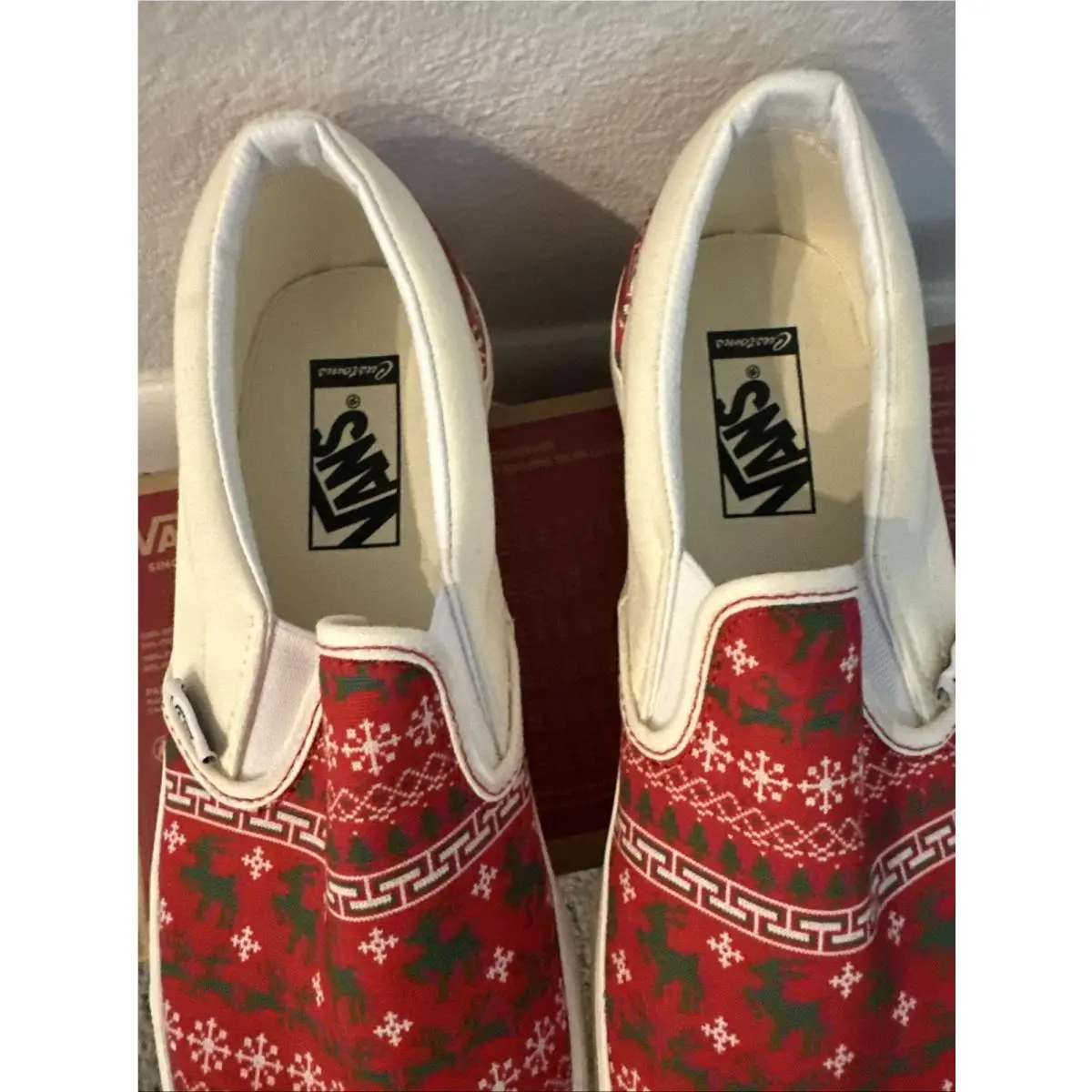 Vans shoes - Vans Ugly Christmas Sweater - Ugly Christmas Sweater - Red 1