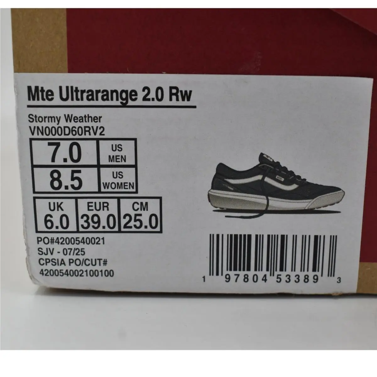 Vans shoes - Vans MTE UltraRange 2.0 RW - Gray 10