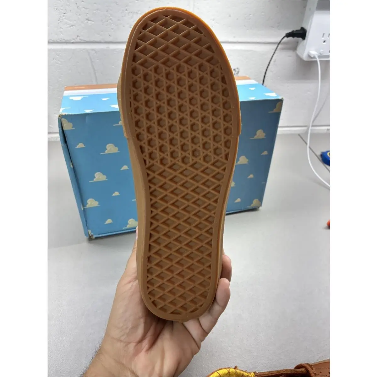 Vans shoes - Vans Sk8-Hi Reissue Toy Story Woody - Brown 8