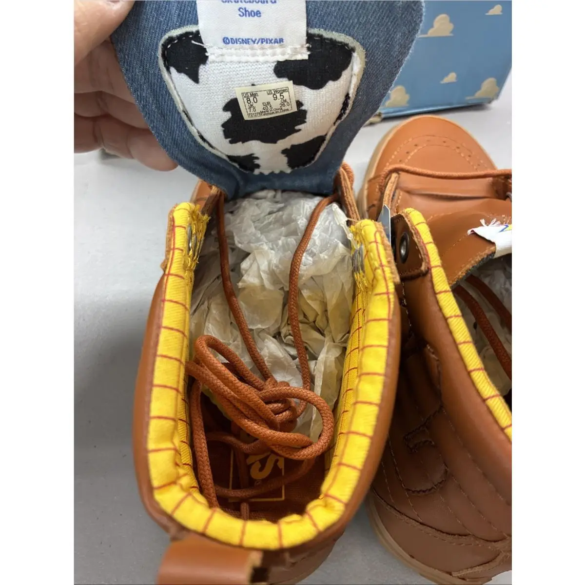 Vans shoes - Vans Sk8-Hi Reissue Toy Story Woody - Brown 5