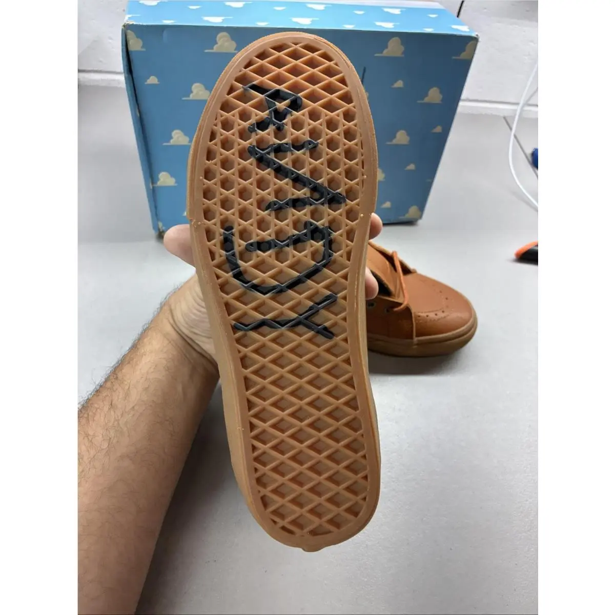 Vans shoes - Vans Sk8-Hi Reissue Toy Story Woody - Brown 7