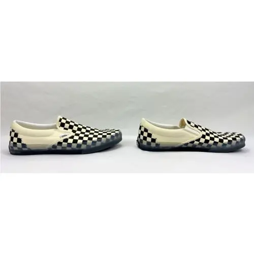 Vans shoes - VANS Classic Slip-On Translucent - Classic Translucent - VN000DAHBPQ - Black/Marshmallow (UPC: 198268704249) 2