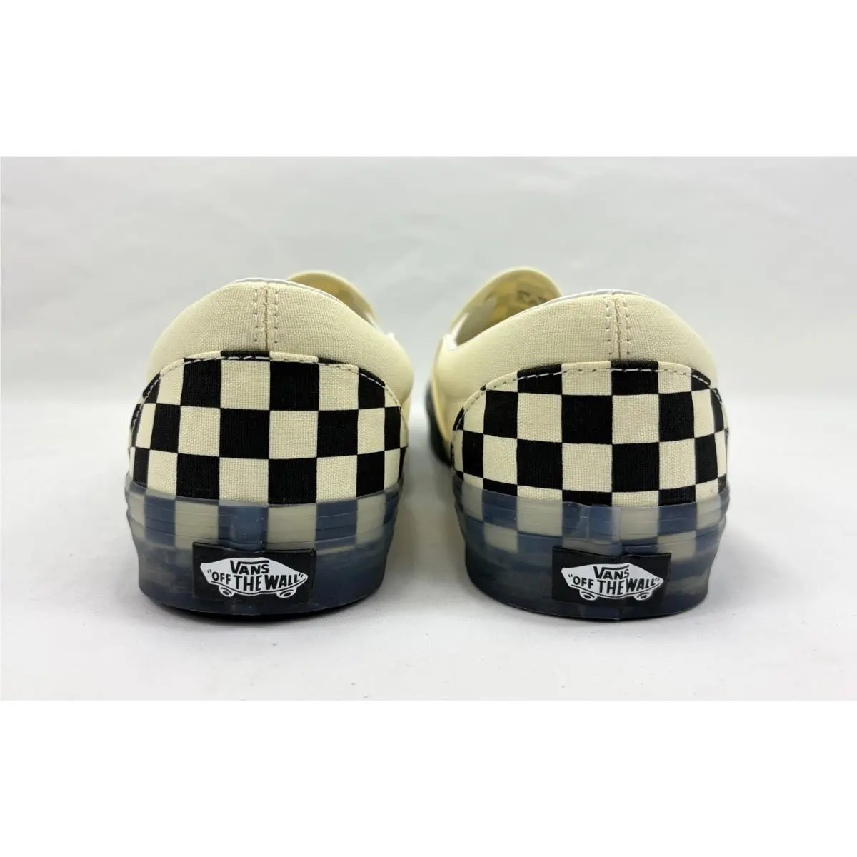 Vans shoes - VANS Classic Slip-On Translucent - Classic Translucent - VN000DAHBPQ - Black/Marshmallow (UPC: 198268704249) 3