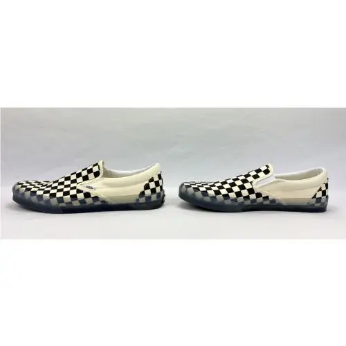 Vans shoes - VANS Classic Slip-On Translucent - Classic Translucent - VN000DAHBPQ - Black/Marshmallow (UPC: 198268704249) 4