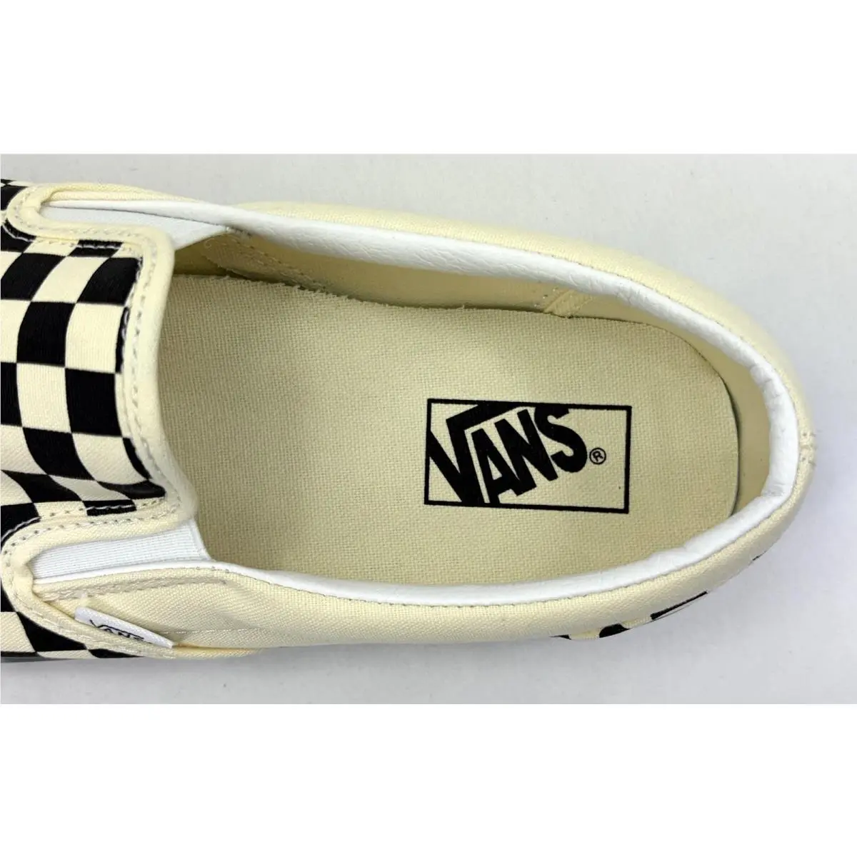 Vans shoes - VANS Classic Slip-On Translucent - Classic Translucent - VN000DAHBPQ - Black/Marshmallow (UPC: 198268704249) 6