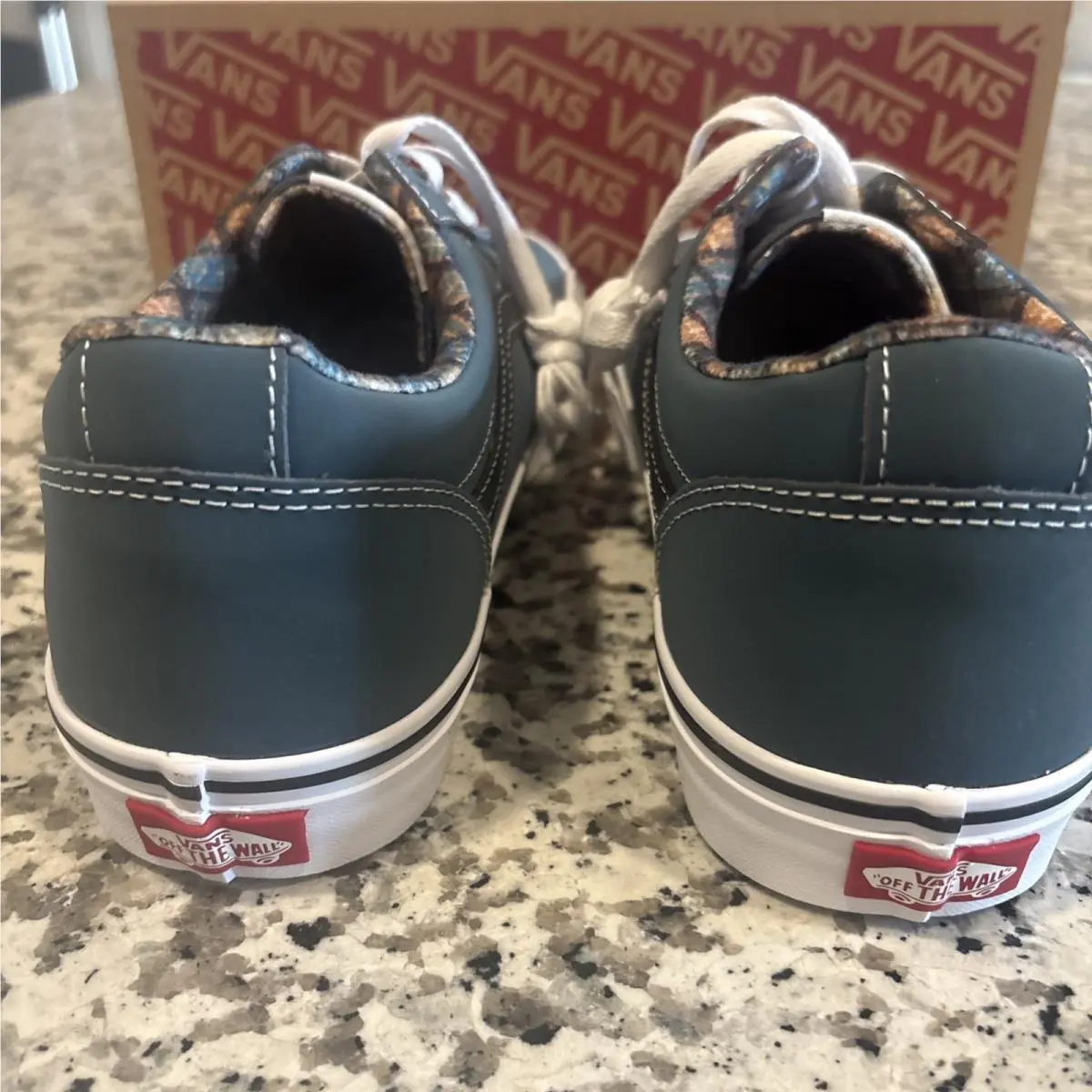 Vans shoes - VANS Authentic - Authentic - Plaid Blue/White 2
