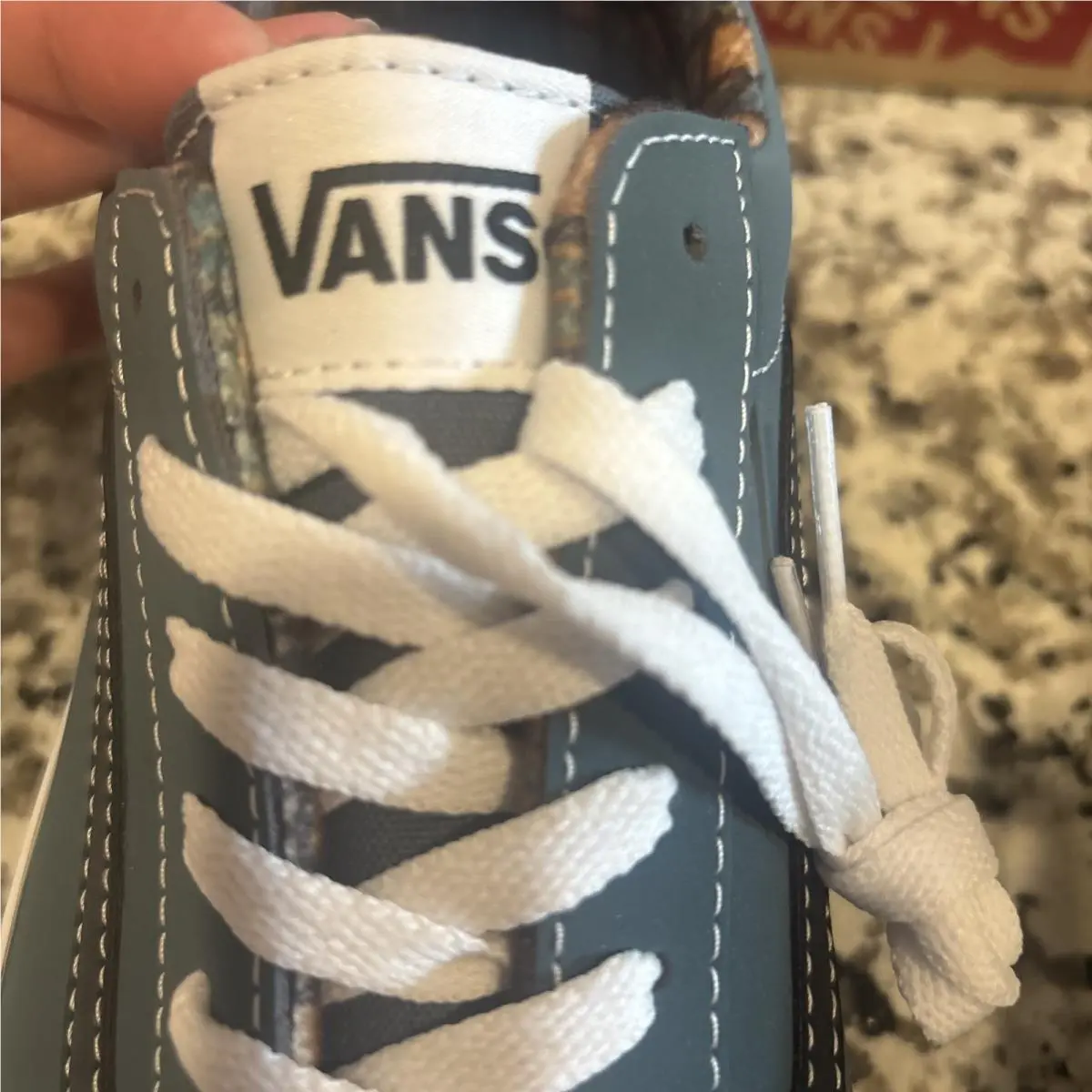 Vans shoes - VANS Authentic - Authentic - Plaid Blue/White 3