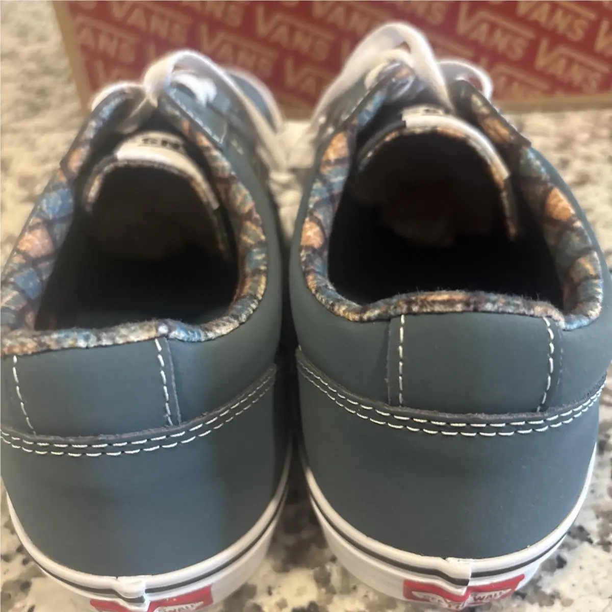 Vans shoes - VANS Authentic - Authentic - Plaid Blue/White 5