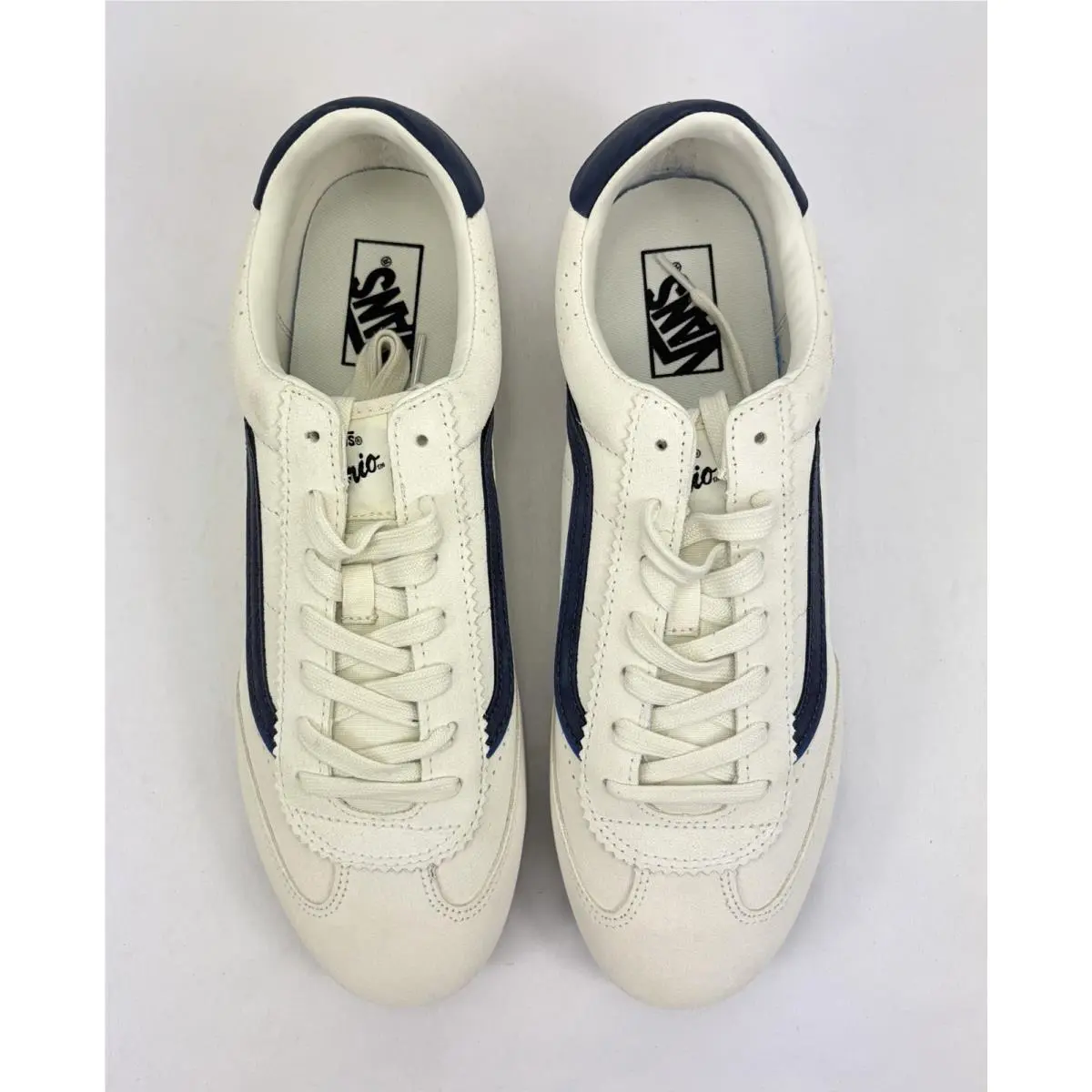 Vans shoes - VANS Super Lowpro - Super Lowpro - VN000XVKEAK - Marshmallow White/Navy Blue (UPC: 198268685746) 0