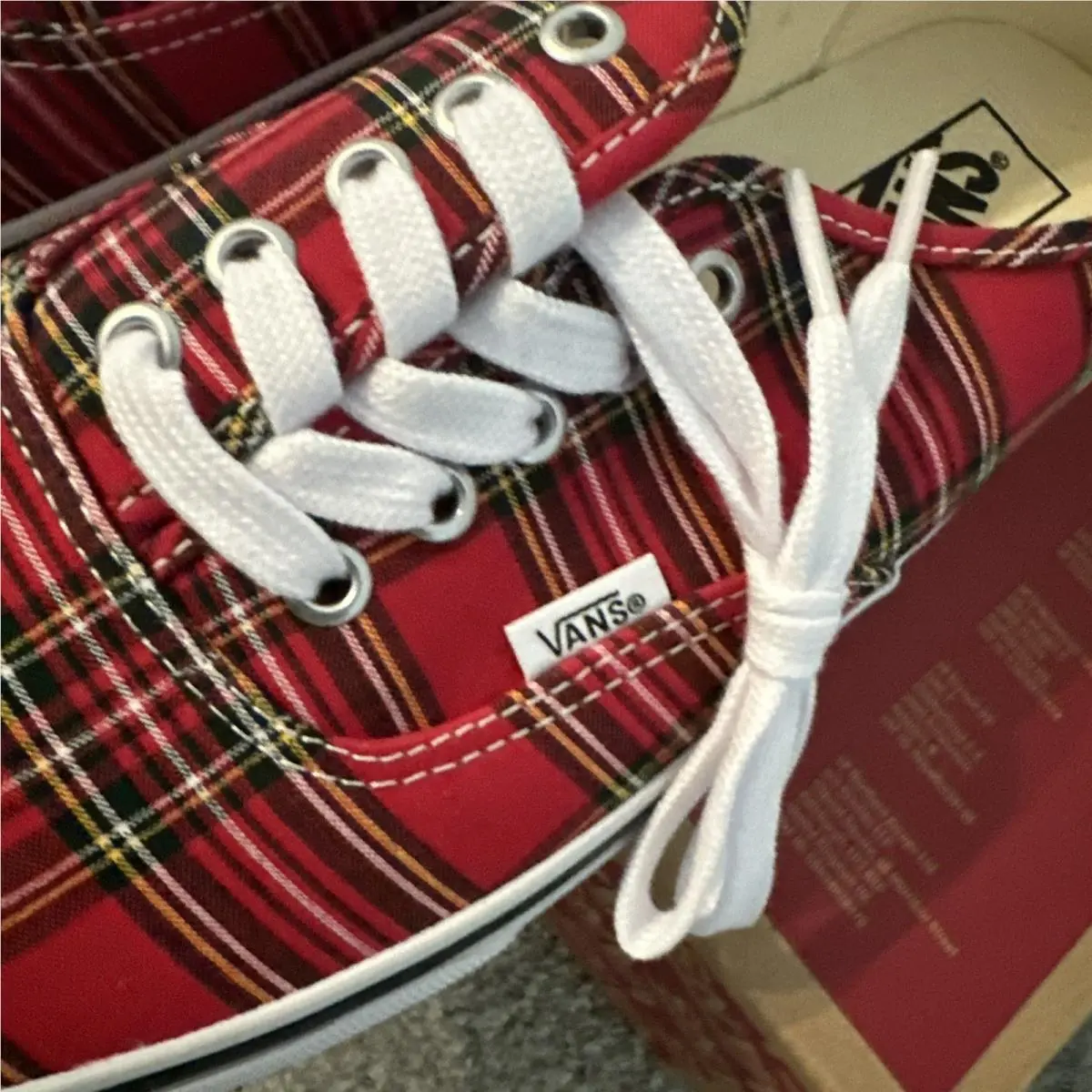 Vans shoes - VANS Authentic - Authentic - VN000EGAEED - Red 2