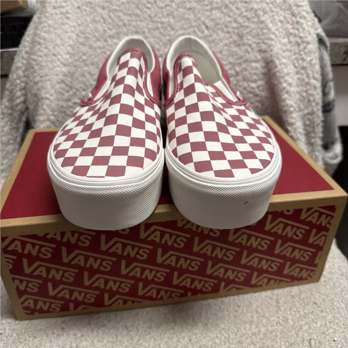 Vans shoes - Classic Slip-On - Classic - VN000E8CGMX - Checkerboard Mauvewood (UPC: 0197805860554) 4