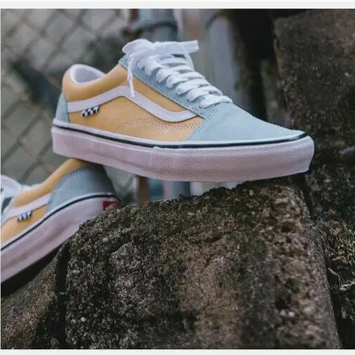 Vans shoes - VANS Old Skool - Old Skool - Yellow, Manufacturer: BLUE 1