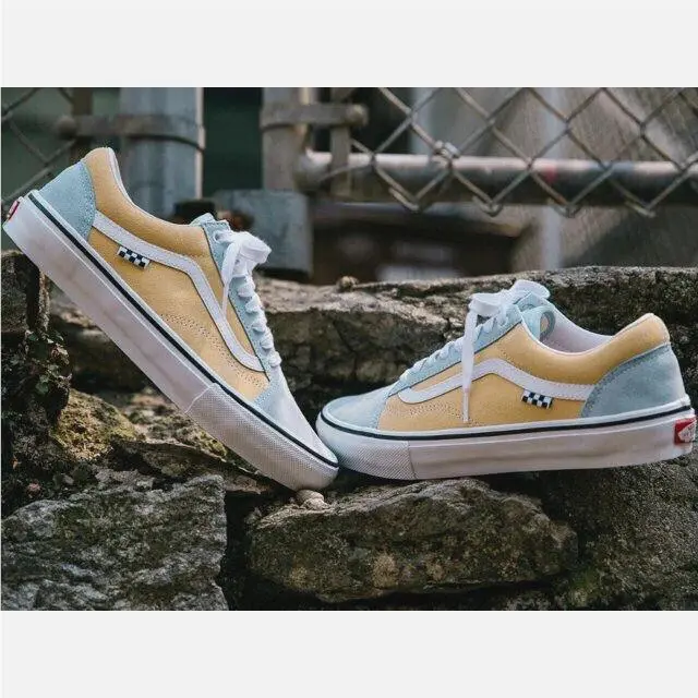 Vans shoes - VANS Old Skool - Old Skool - Yellow, Manufacturer: BLUE 2