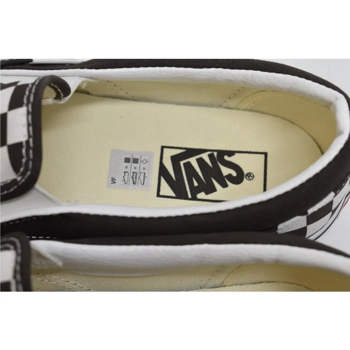 Vans shoes - Vans Classic Slip On Color Theory Checkerboard Stormy Weather - VN000D03D4C - Black & White (UPC: 197065598006) 1