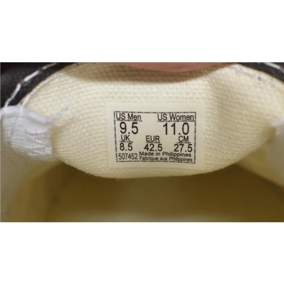 Vans shoes - Vans Classic Slip On Color Theory Checkerboard Stormy Weather - VN000D03D4C - Black & White (UPC: 197065598006) 6