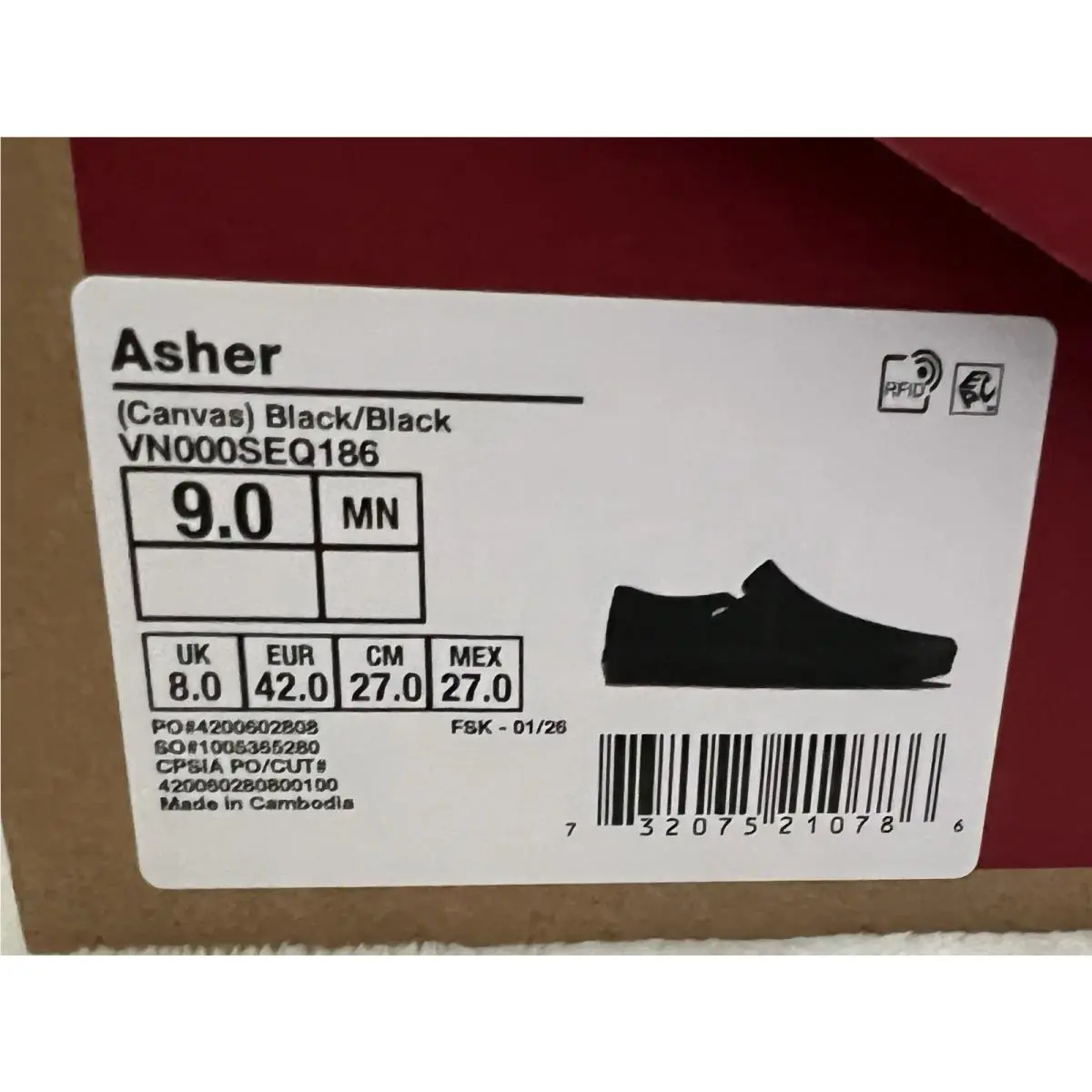 Vans shoes - VANS Off The Wall - Off The Wall - Black (UPC: 732075210786) 7