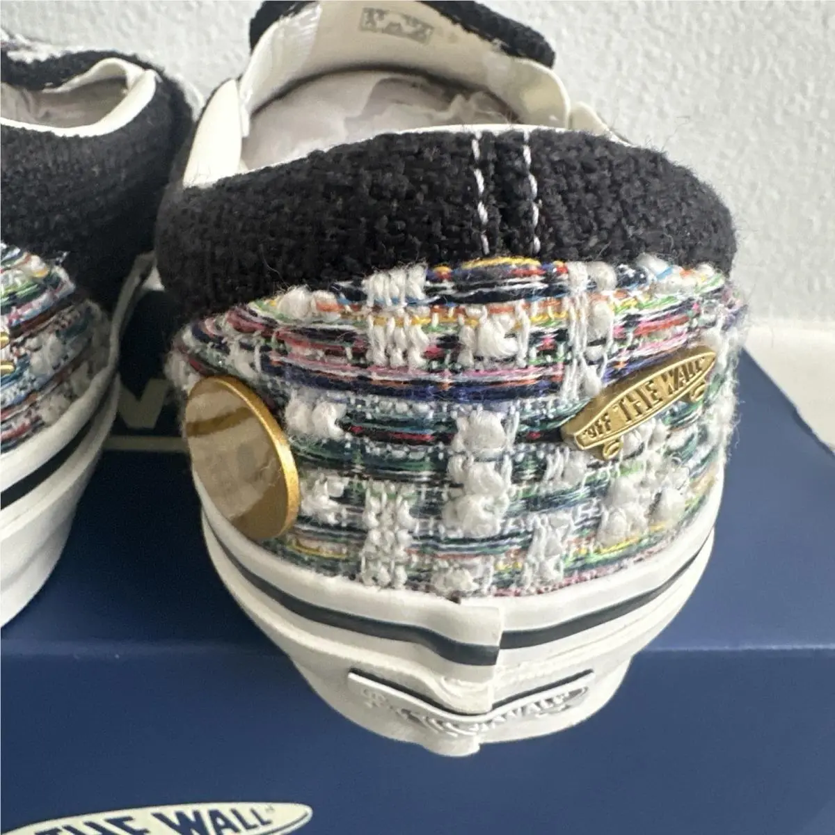 Vans shoes - Vans LX Classic Slip-On 98 - VN000D9WY28 - Ivory White Black 6