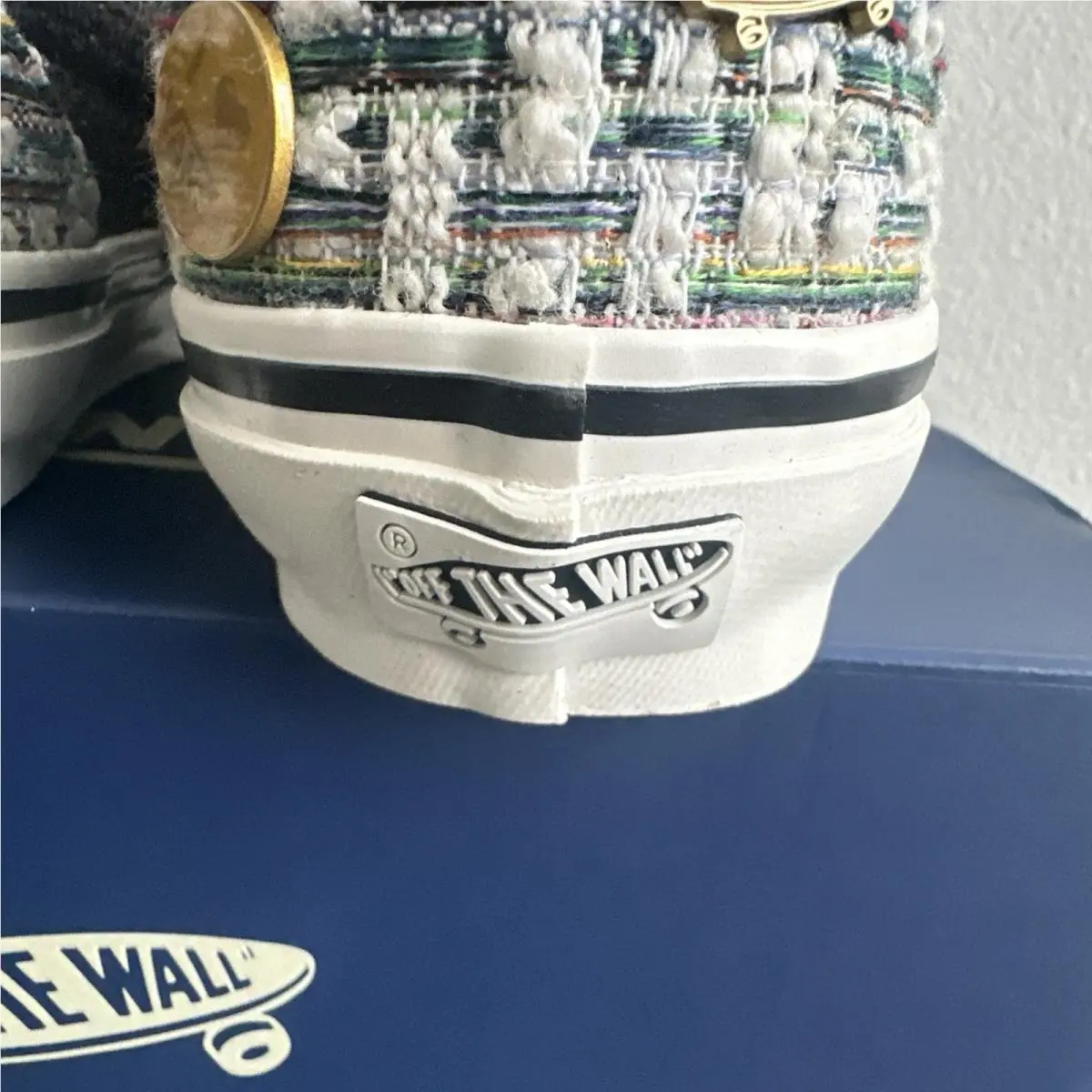 Vans shoes - Vans LX Classic Slip-On 98 - VN000D9WY28 - Ivory White Black 7