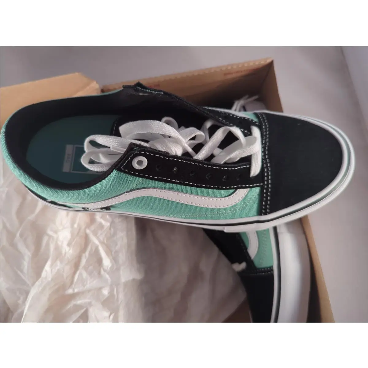 Vans shoes - VANS Old Skool Pro - Old Skool Pro - black / jade 4